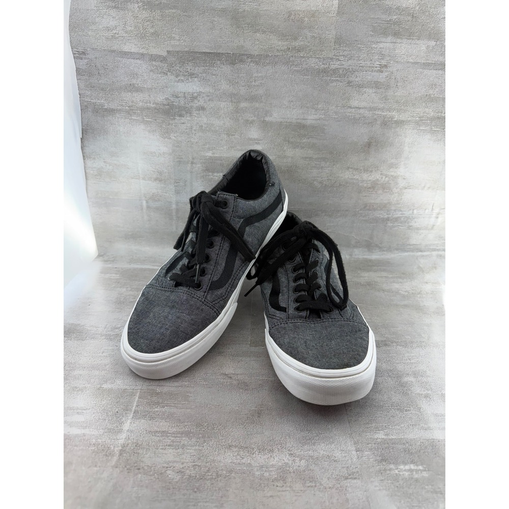 Vans Ward Low Top Sneakers Men Sz 11 Charcoal Black Canvas 721454